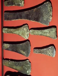 Flade økser, forhistorisk (bronze)